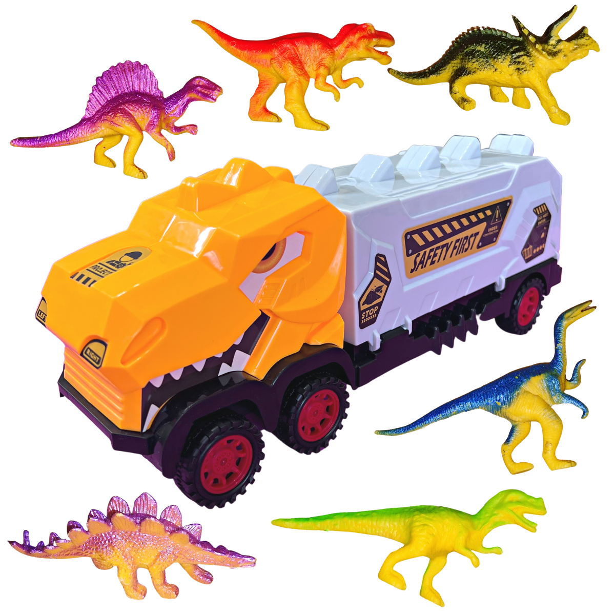 2 u 1 Dino Kamion Set
